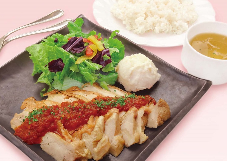 チキングリルトマトソース